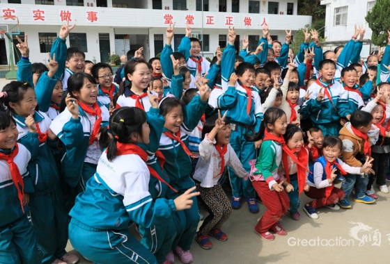 林內(nèi)希望小學(xué)拍攝花絮