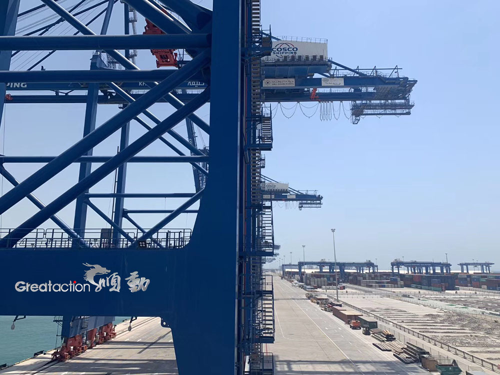 中遠海運集團阿布扎比碼頭拍攝花絮